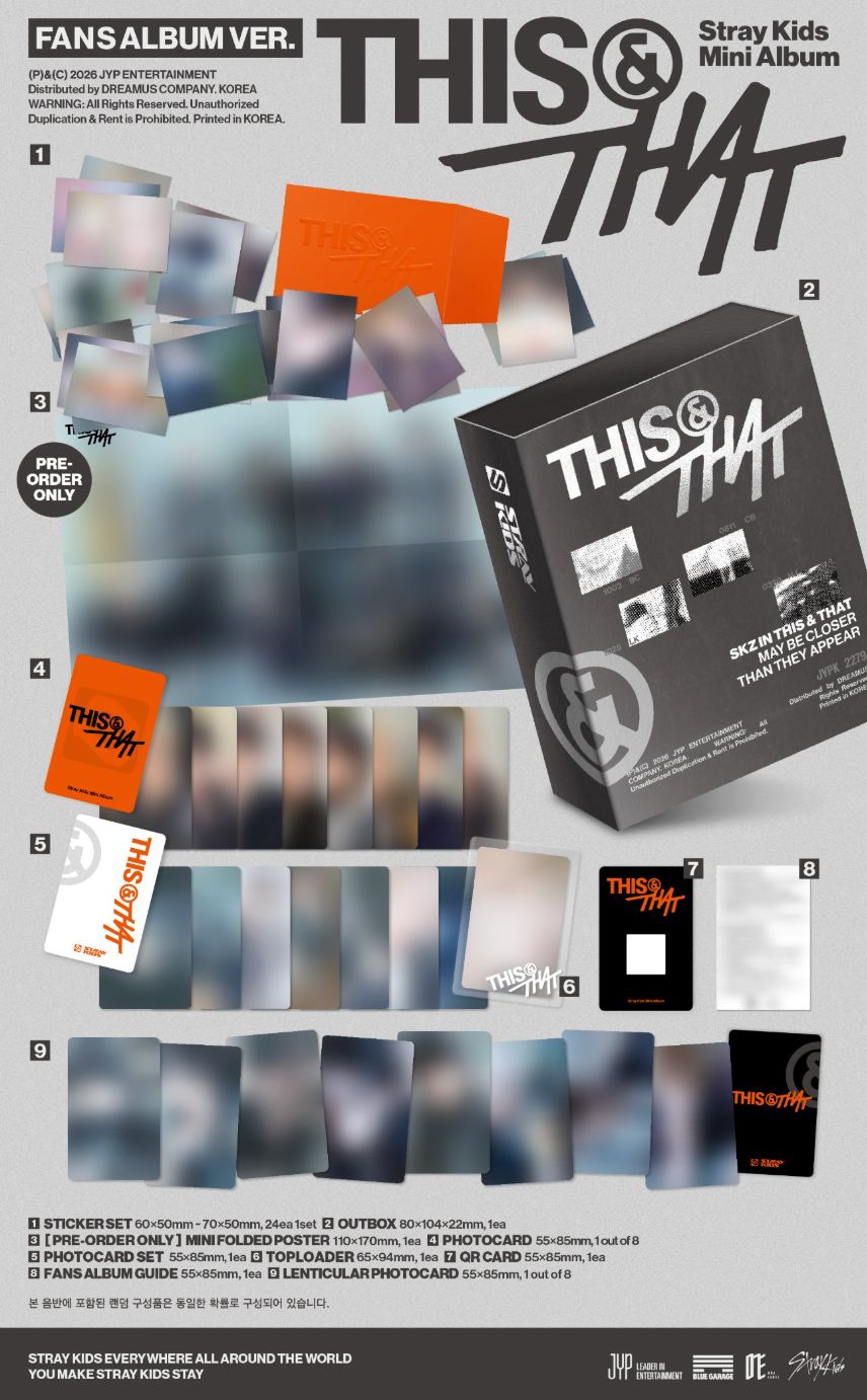 STRAY KIDS - THIS & THAT (FANS ALBUM VER.) Nolae