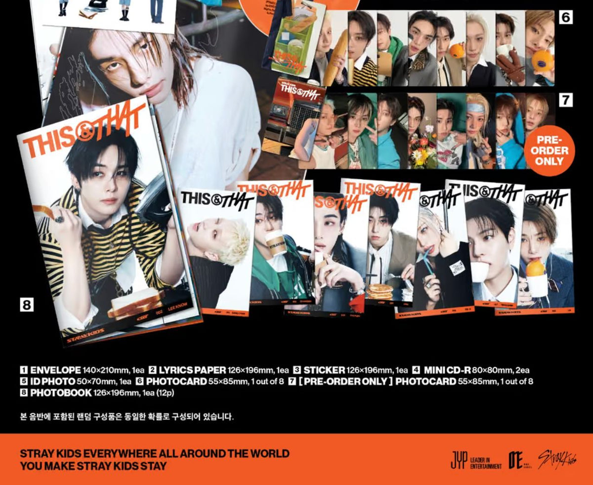 STRAY KIDS - THIS & THAT (& VER.) + FANS SHOP Gift Nolae