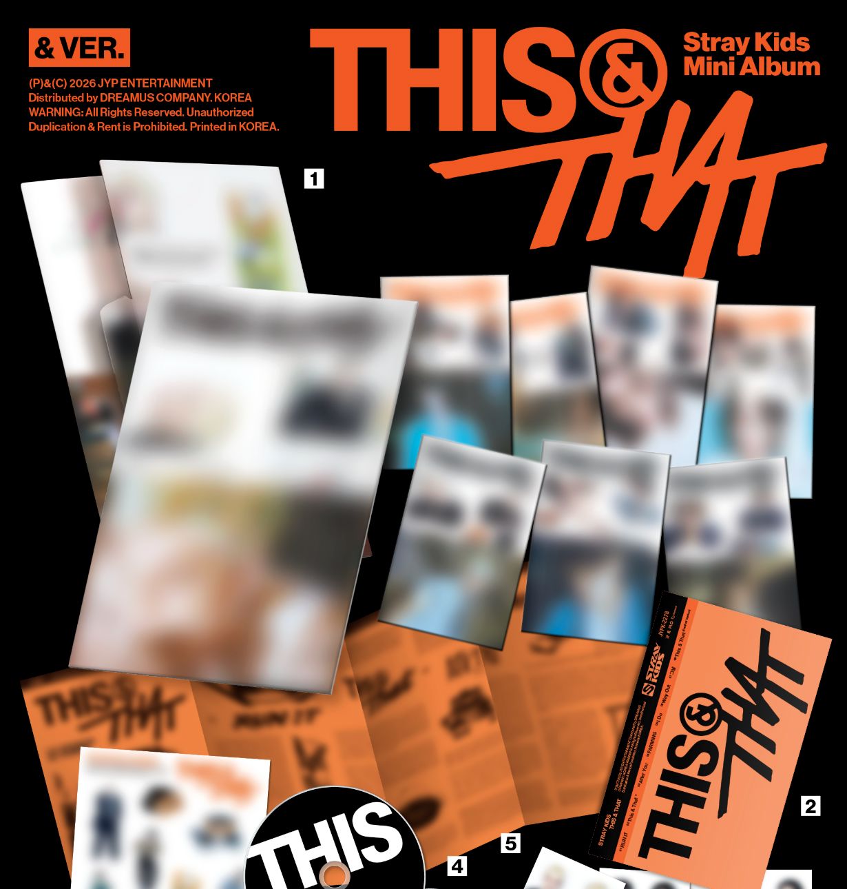 STRAY KIDS - THIS & THAT (& VER.) Nolae