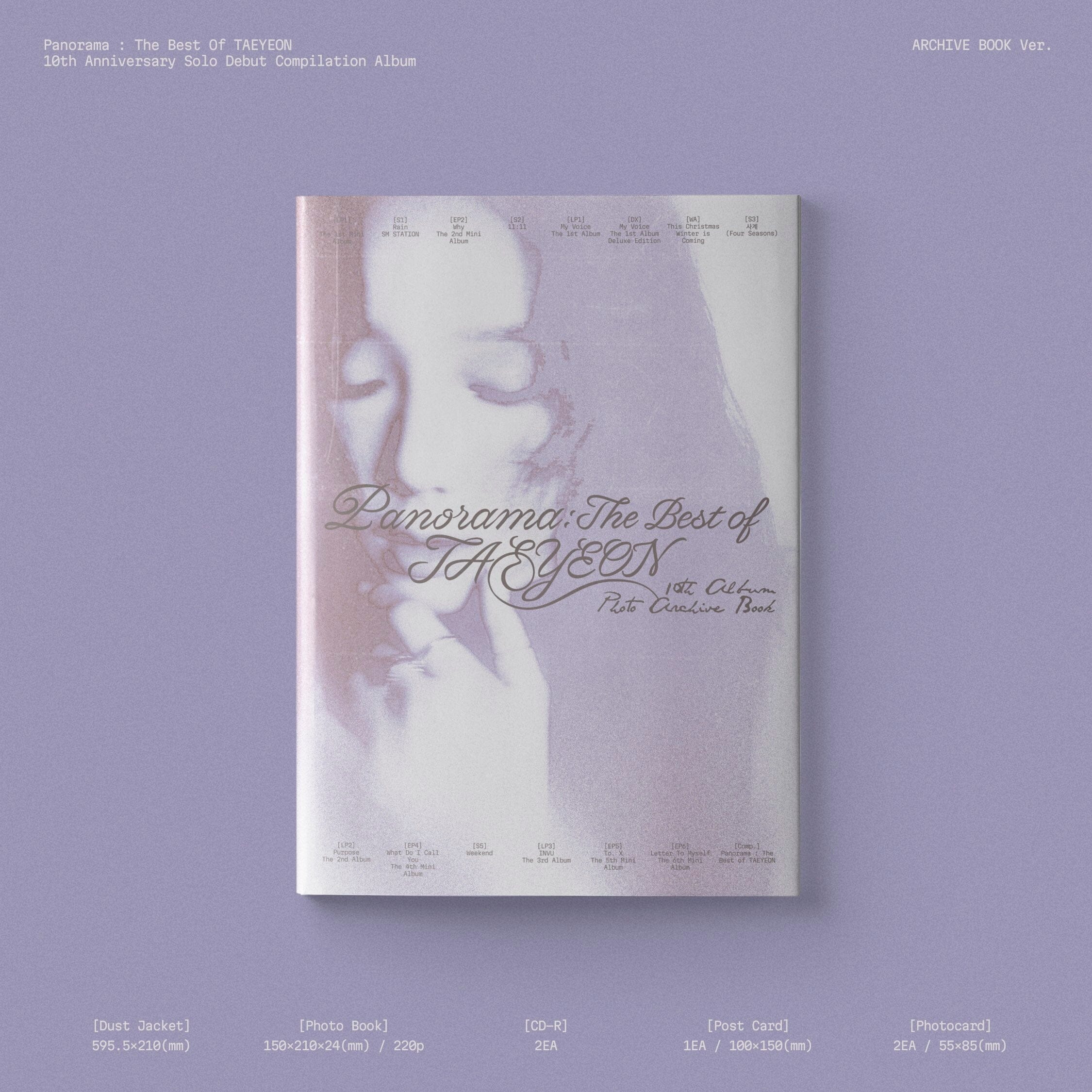 TAEYEON (SNSD) - PANORAMA : THE BEST OF TAEYEON (ARCHIVE BOOK VER.) Nolae