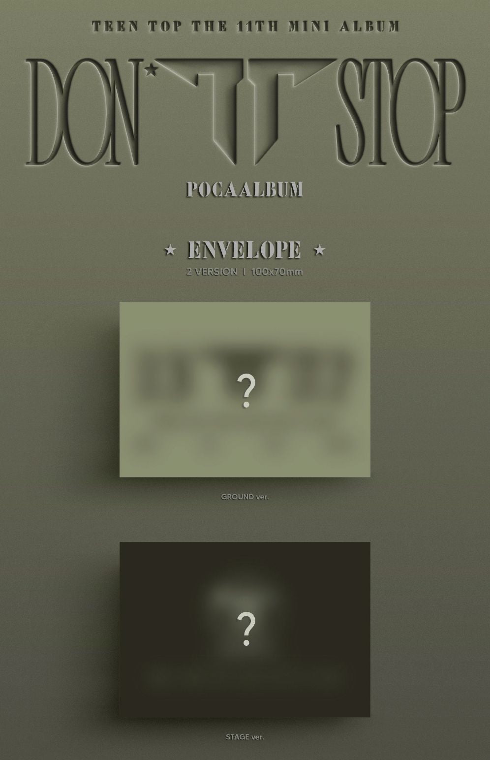 TEEN TOP - DON’T STOP (POCA ALBUM) Nolae