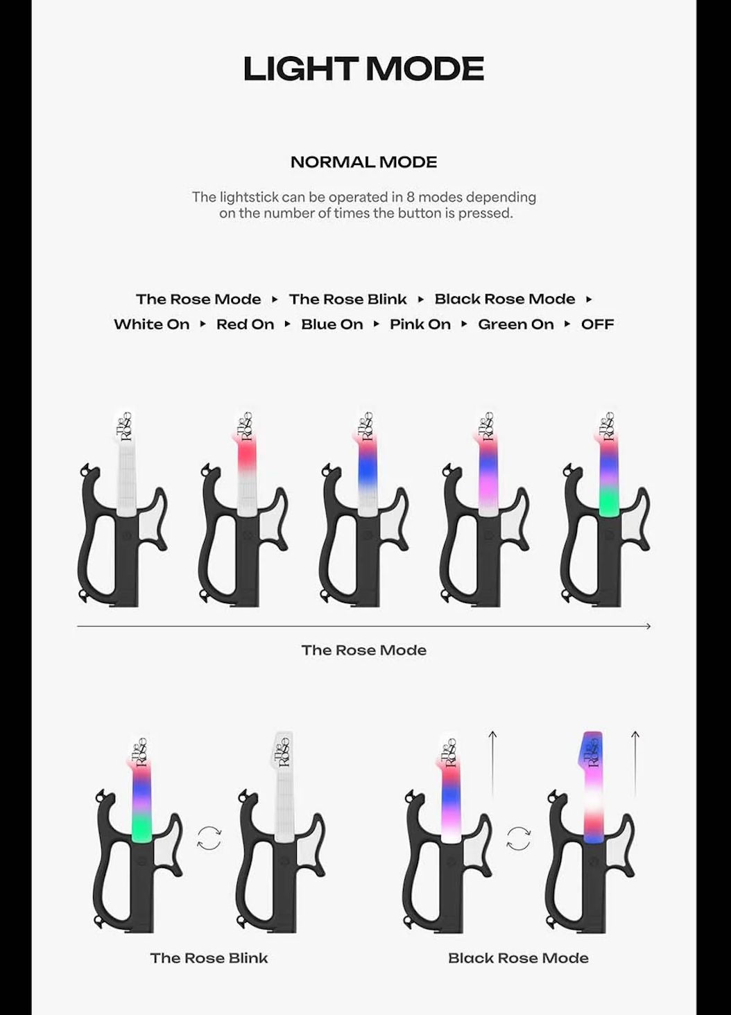 THE ROSE - OFFICIAL ROSTAR LIGHT STICK V2 Nolae