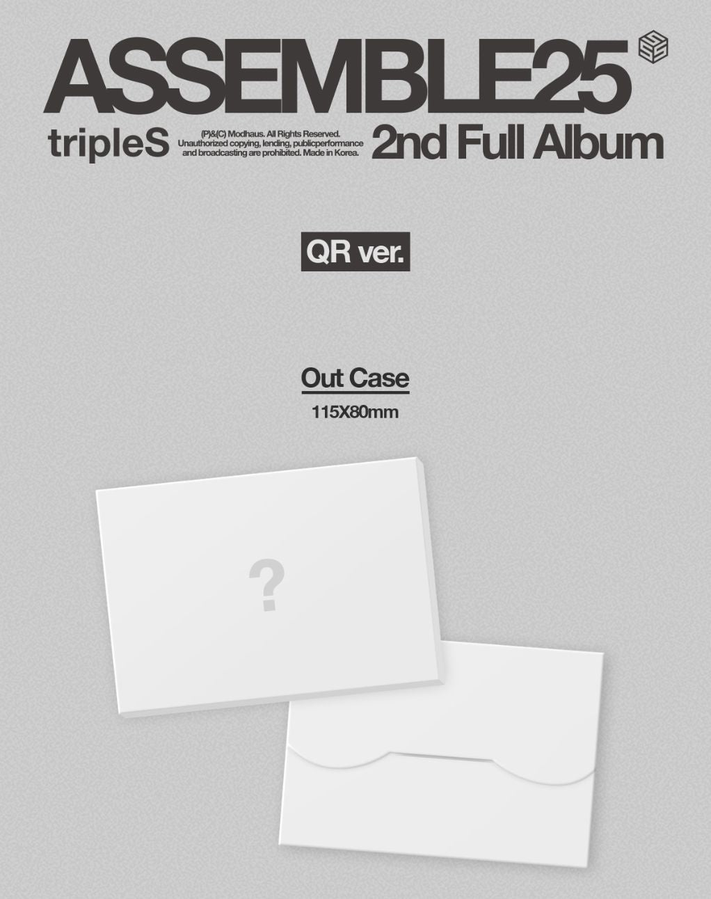 TRIPLE S - ASSEMBLE25 (QR VER.) Nolae