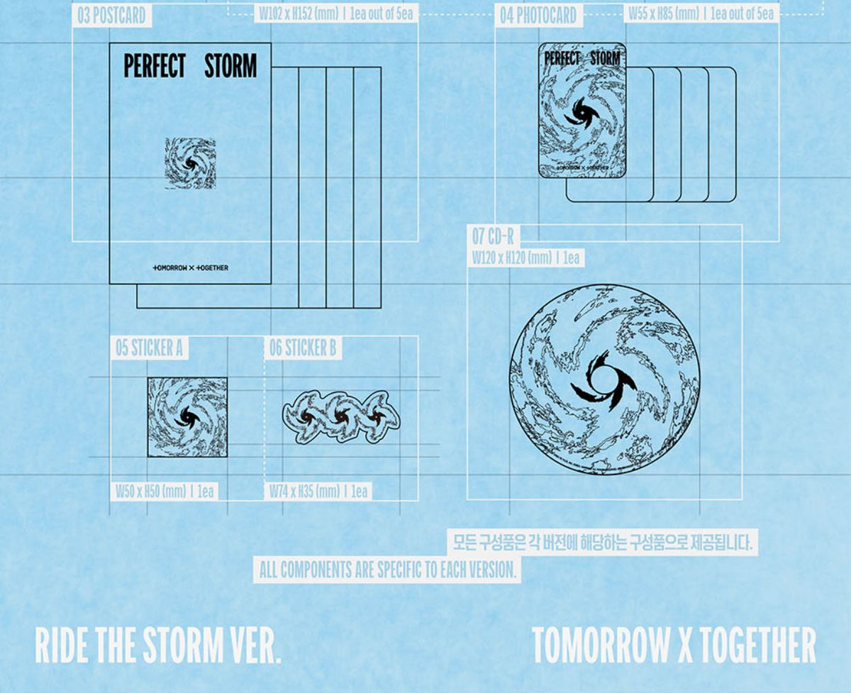 TXT - PERFECT STORM + Makestar Gift Nolae