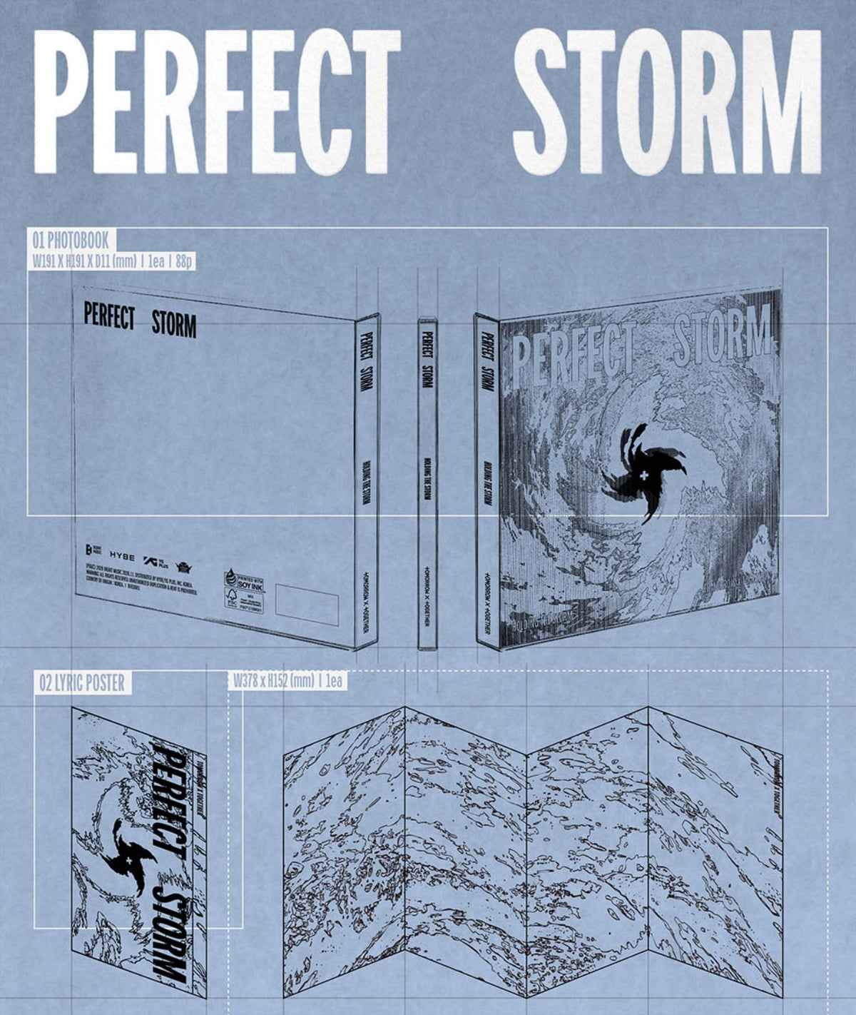 TXT - PERFECT STORM + Makestar Gift Nolae