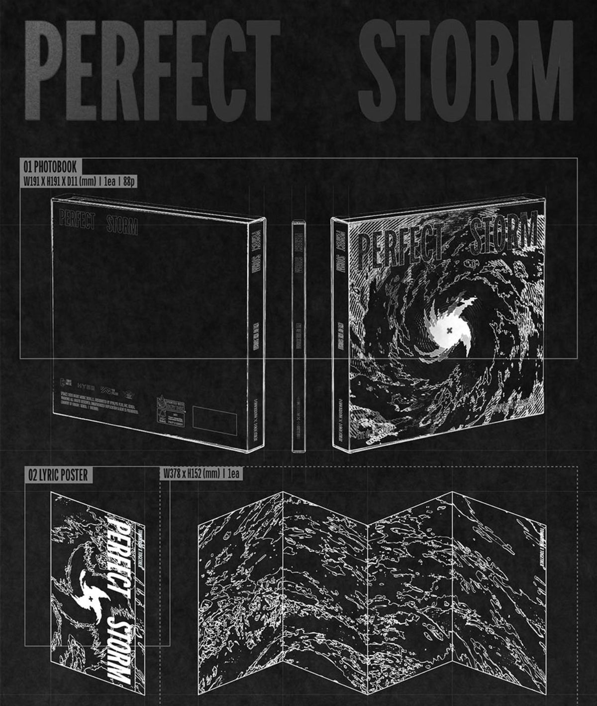 TXT - PERFECT STORM + Makestar Gift Nolae