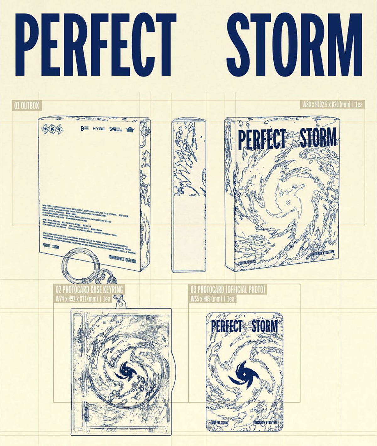 TXT - PERFECT STORM (PHOTOCARD CASE VER.) Nolae