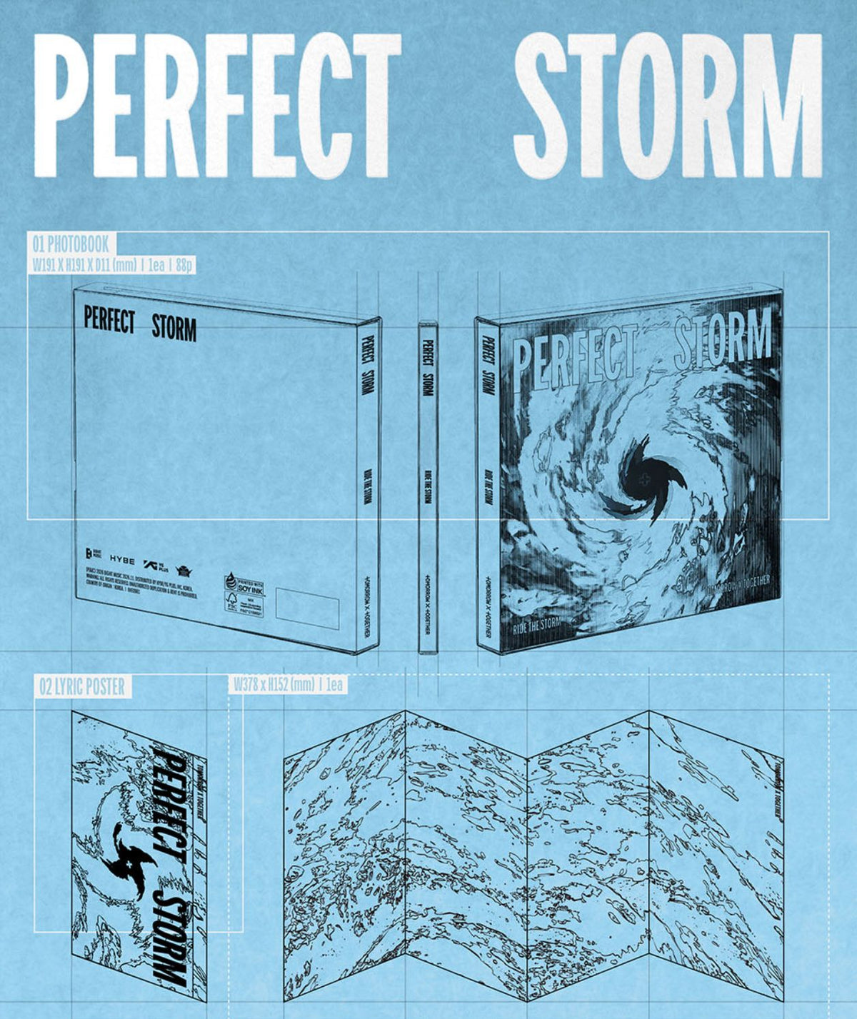 TXT - PERFECT STORM + Weverse Gift Nolae
