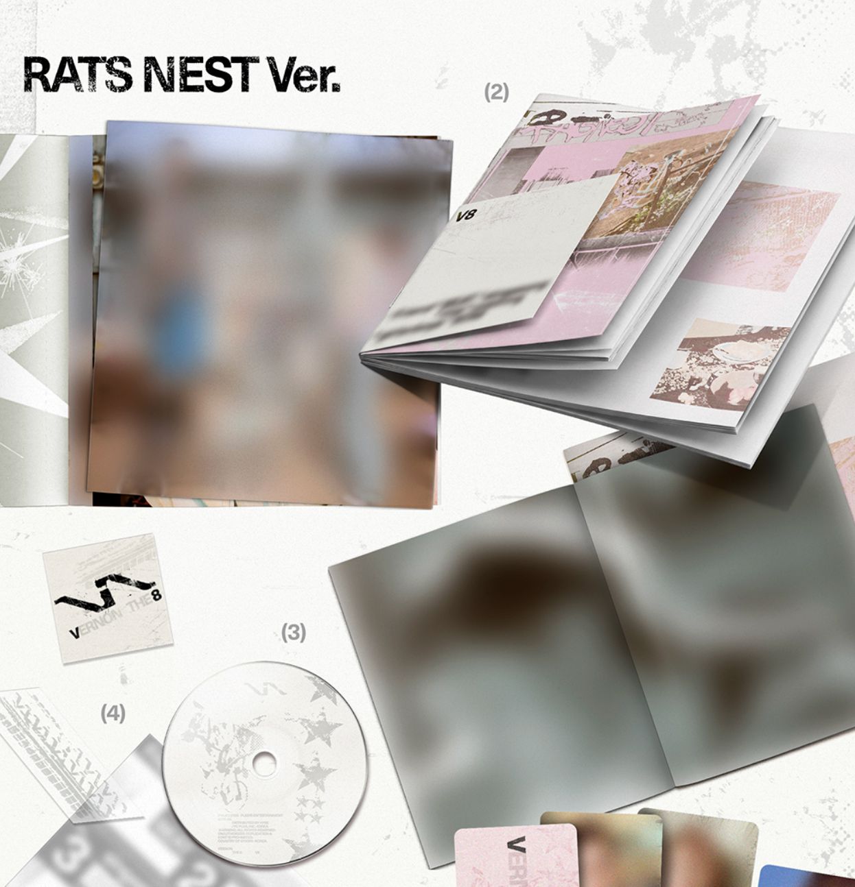 V8 (SEVENTEEN) - V8 (STANDARD VER.) SET + FAN PARTY Weverse Gift Nolae