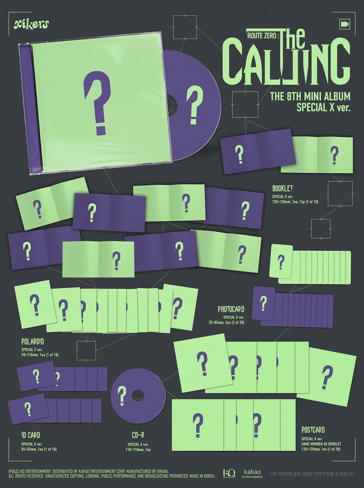 XIKERS - ROUTE ZERO : THE CALLING (SPECIAL X VER.) Nolae