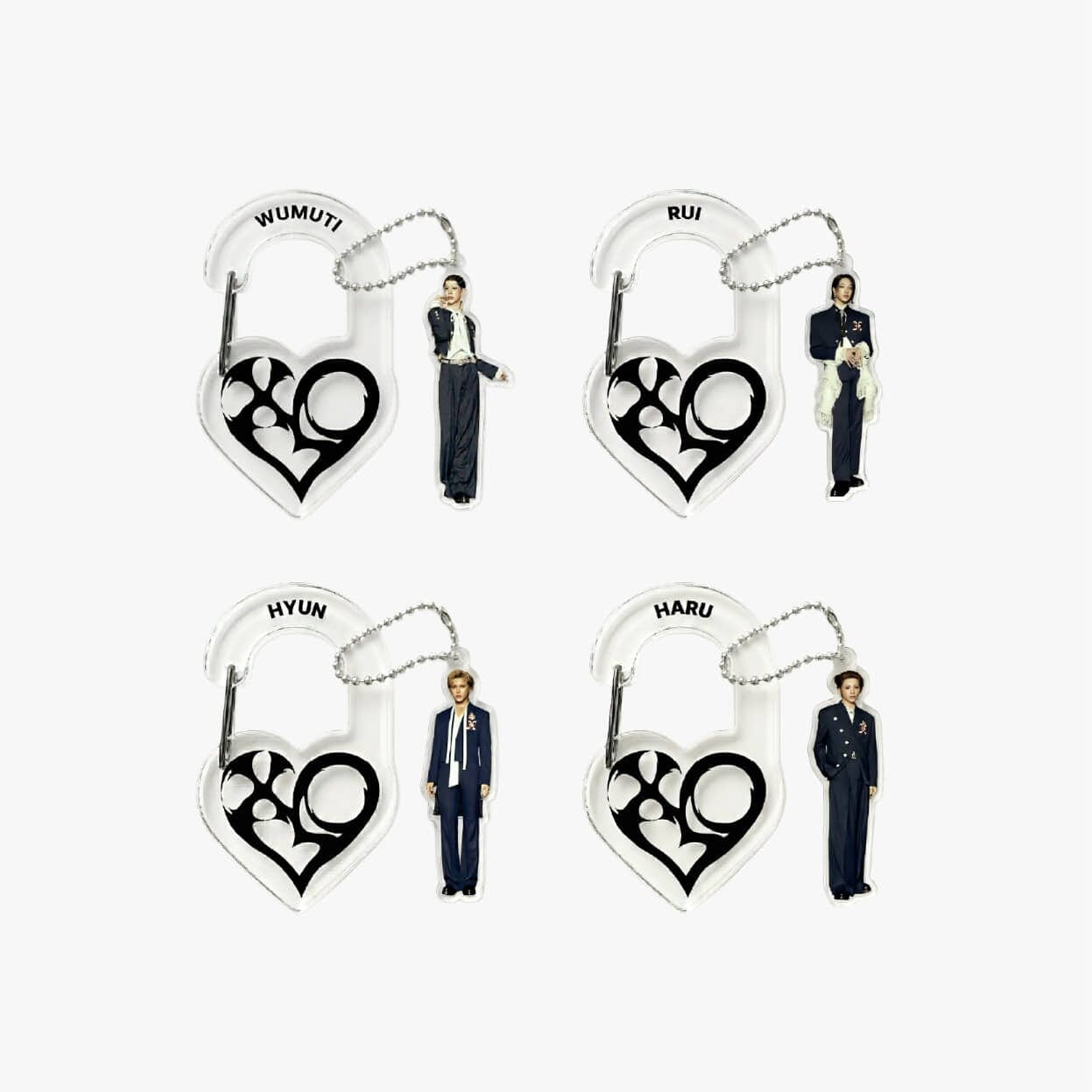 XLOV - ACRYLIC CARABINER KEYRING (2026 ASIA TOUR 'SERVING-X' OFFICIAL CONCERT MD) Nolae