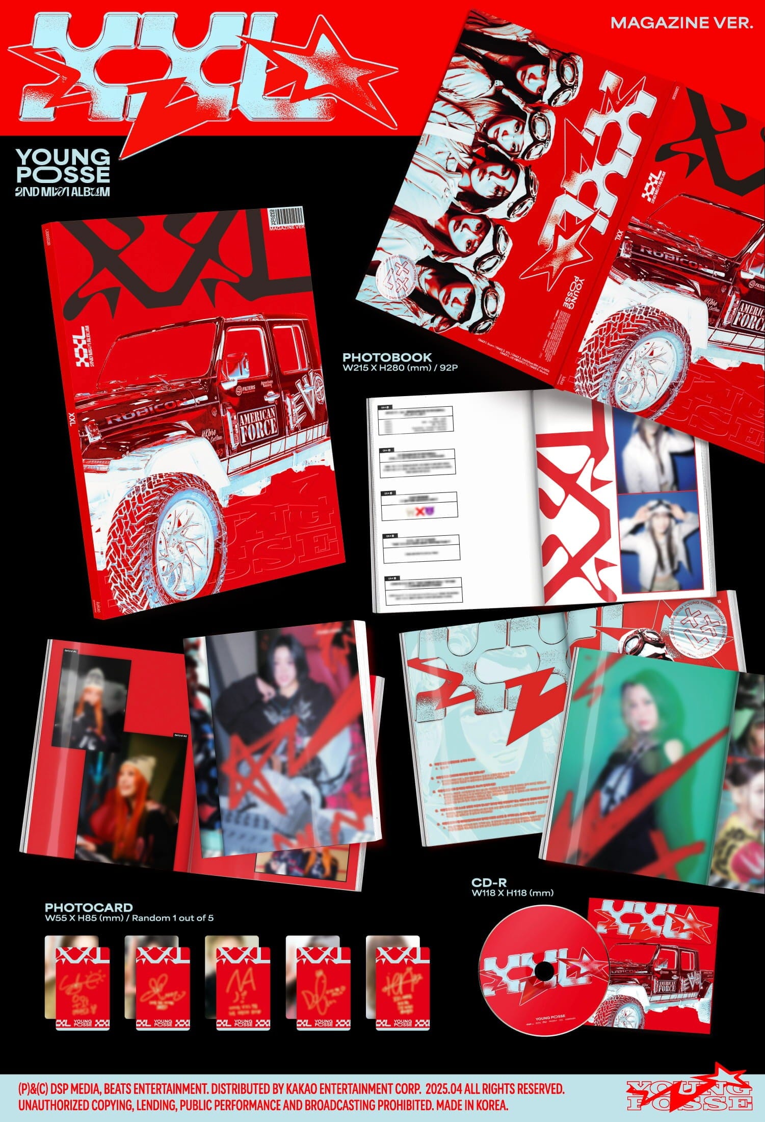 YOUNG POSSE - XXL (MAGAZINE VER.) Nolae