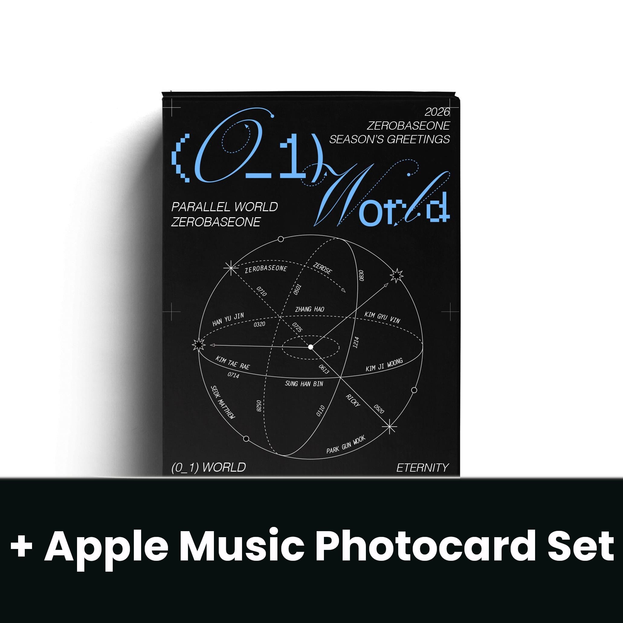 ZB1 - 2026 SEASON'S GREETINGS ((0_1) WORLD) + Apple Music Photocard Set Nolae