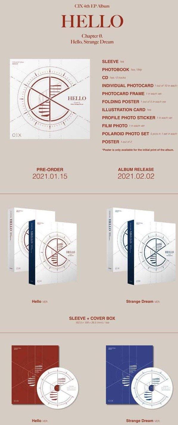 CIX - 4th EP [Hello, Strange Dream]